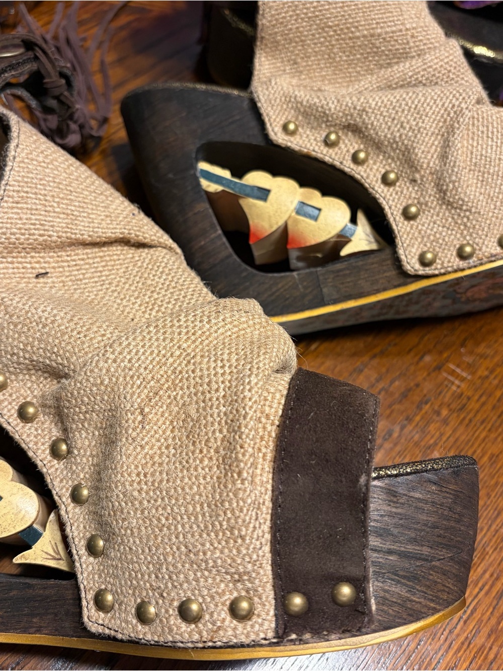 Irregular Choice NIB Woodstock natural 39.5/8.5 - Picture 6 of 7
